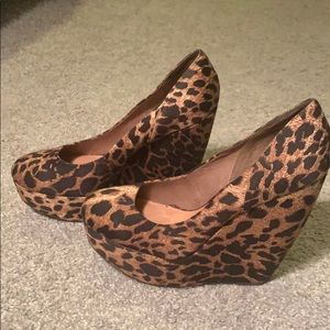Aldo Leopard Wedge
